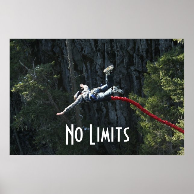 Poster Sem limites de pulso de bungee (Frente)
