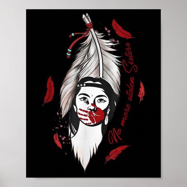 Poster Sem Mais Irmãs Roubadas Americanos nativos Honra A (Frente)