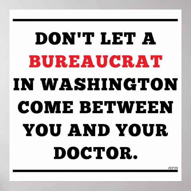 Póster Sem Medicina Socializada (Frente)