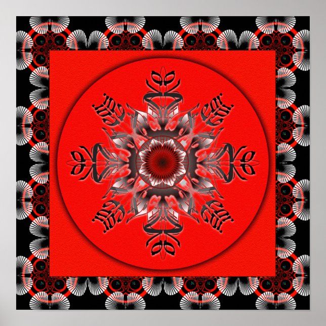 Póster Sem Medo de MandalaGram (Frente)