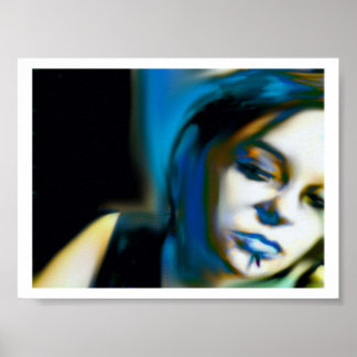 Póster sem mim - azul