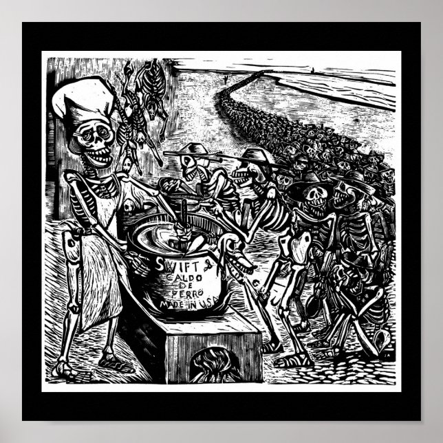Póster "Sem Pão, Terra ou Dinheiro, o Laboratório Fuga (Frente)