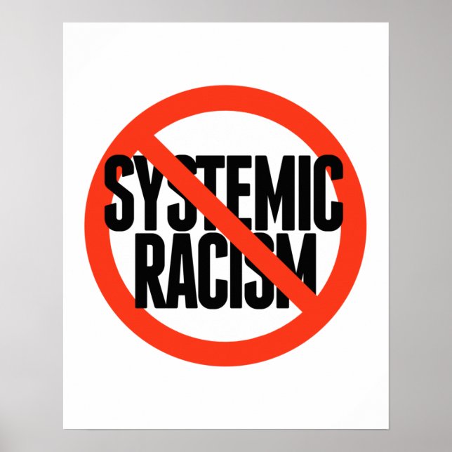 Poster Sem Racismo Sistêmico (Frente)
