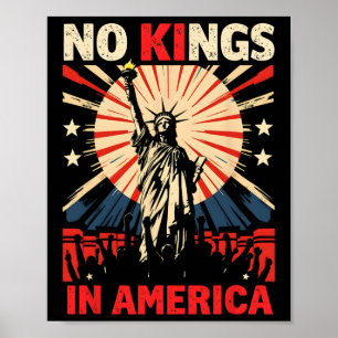 Poster Sem Reis Na América Anti Trump 3