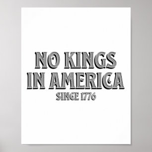 Poster Sem Reis Na América Desde 1776 7