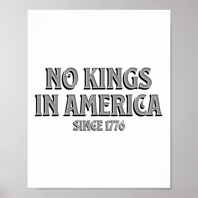 Poster Sem Reis Na América Desde 1776 7 (Frente)