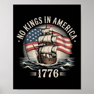Poster Sem Reis Na América Desde 1776 O Espírito Patrióti