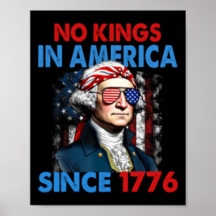 Poster Sem Reis Na América Desde 1776 Sinalizador Dos Eua