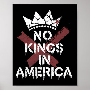Poster Sem Reis Na Antismonarquia Americana - Edgy