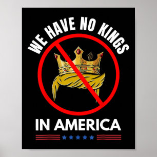 Poster Sem Reis Na Democracia Americana Estados Unidos In