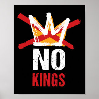 Poster Sem Reis Nos Estados Unidos Desde 1776 Anti Monarc