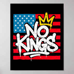Poster Sem Reis Nos Estados Unidos Resistirem A Trump Pro