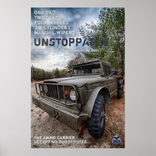 Poster sem rolagem de portadora de munição pequena