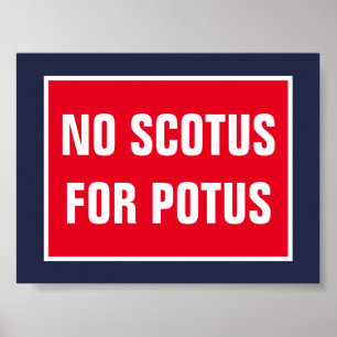 Poster Sem SCOTUS para o Supremo Tribunal do POTUS