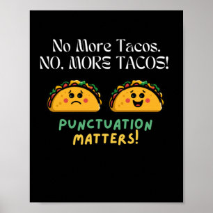 Poster Sem Tacos Pontuação S Sticker5
