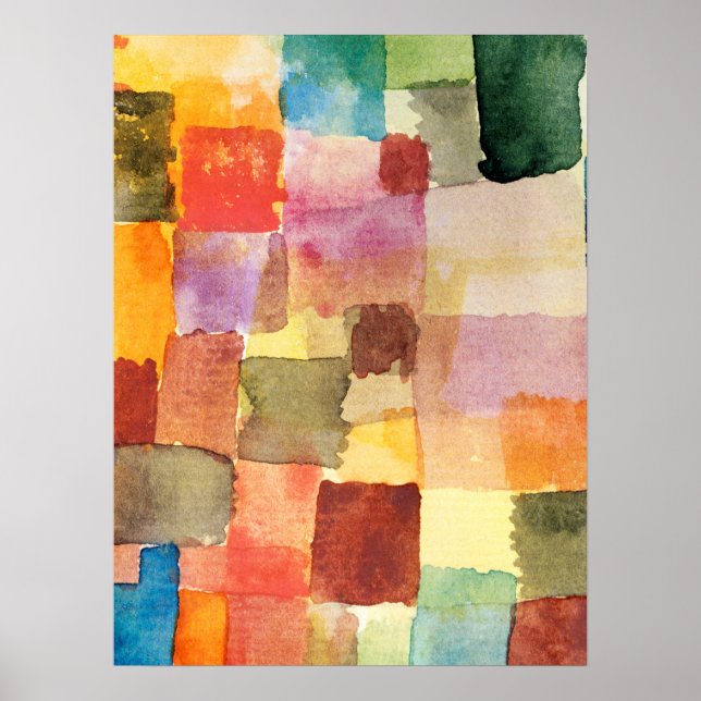 Poster Sem título (1914) por Paul Klee (Frente)