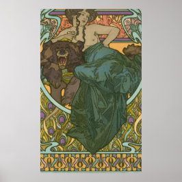 Poster Sem título por Alphonse Mucha (1902)