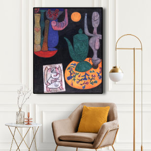 Poster Sem título (Vida estática) por Paul Klee, Abstrato