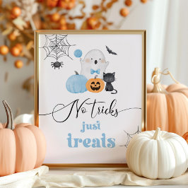 Poster Sem truques, apenas guloseimas de Halloween Doces 