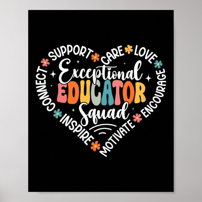 Poster Semana de Apreciação da Equipe de Educadores Excep (Frente)