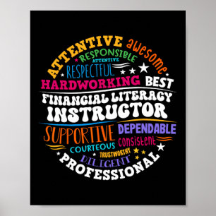 Poster Semana de Apreciação do Instrutor de Alfabetização