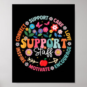 Poster Semana de Apreciação do Pessoal de Apoio Floral de
