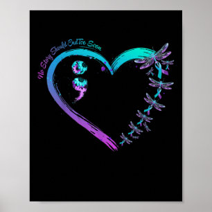 Poster Semana de Prevenção ao Suicídio Dragonfly Heart Ri