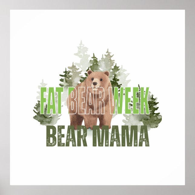 Poster Semana do Urso Gordo (Frente)