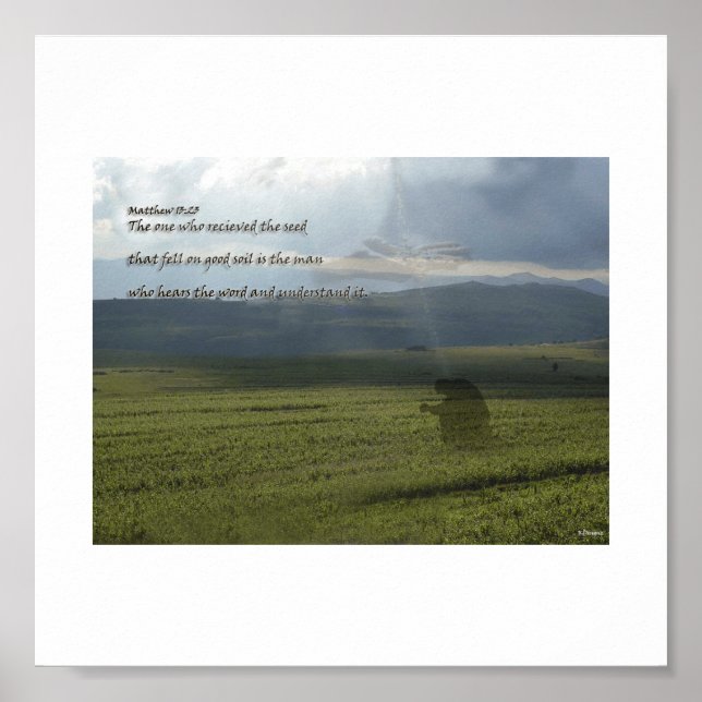 Póster Sementes e Fé (Frente)