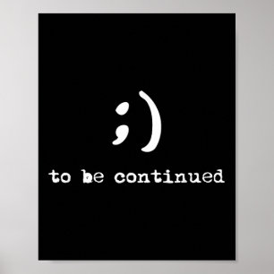 Poster Semicolão A Ser Sensibilizado Para O Suicídio