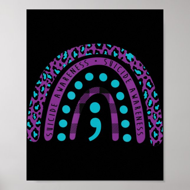 Poster Semicolão de Sensibilização para o Suicídio - Prev (Frente)