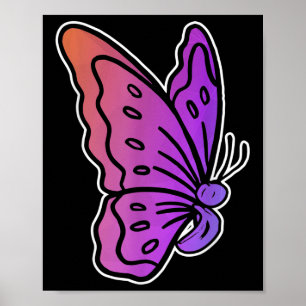 Poster Semicolon Butterfly Anti-suicídio Saúde Mental Awa