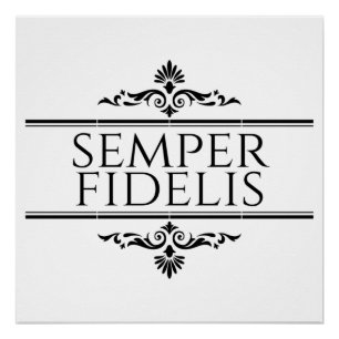 Póster Semper Fidelis