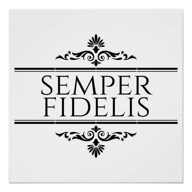 Póster Semper Fidelis (Frente)