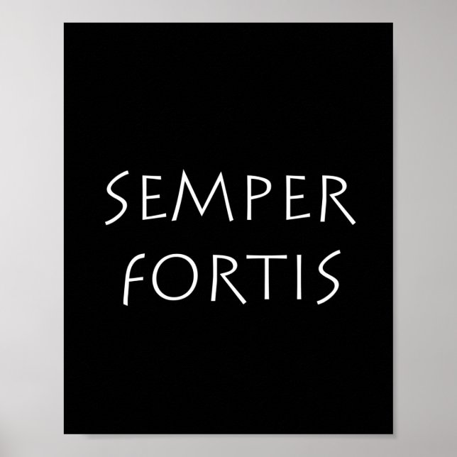 Poster Semper Fortis (Frente)
