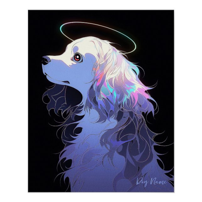 Póster Sempre Adorarei O Cachorro Do Cocker Spaniel 001 - (Frente)