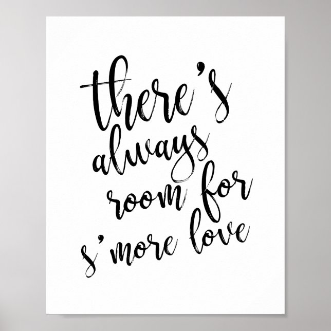 Póster Sempre há espaço para mais amor Sinal Dourado 8x10 (Frente)