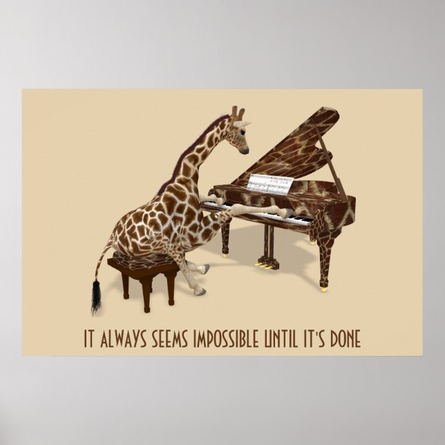 Póster Sempre parece impossível até que seja feito (Frente)