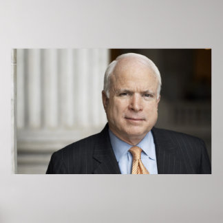 Póster Sen. John McCain
