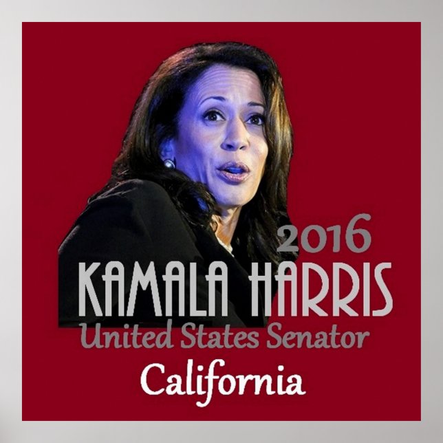Póster Senado de Kamala Harris 2016 (Frente)
