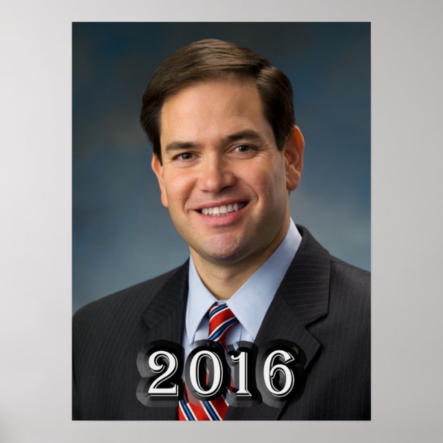 Póster Senador Marco Rubio 2016 (Frente)