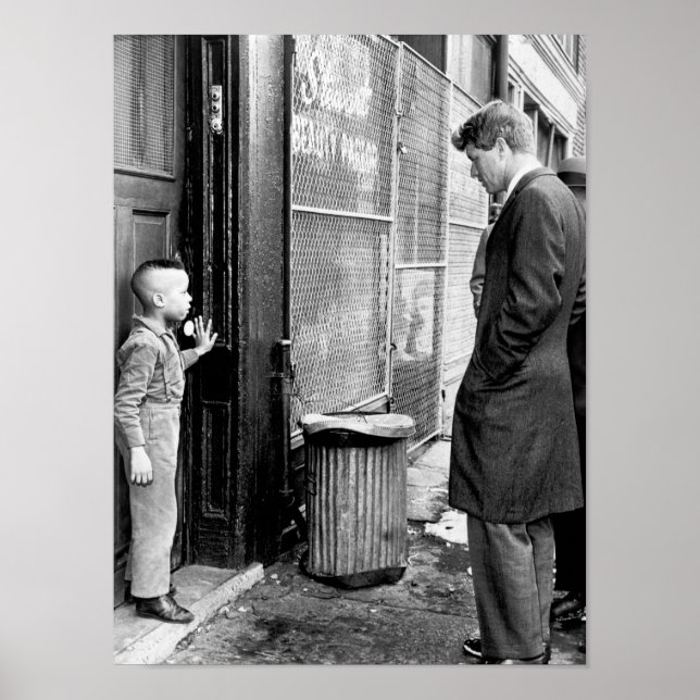 Poster Senador Robert Kennedy Falando Sobre Educação (Frente)