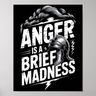 Poster Sêneca Stoic Philosoper Citação Estática Motivacio