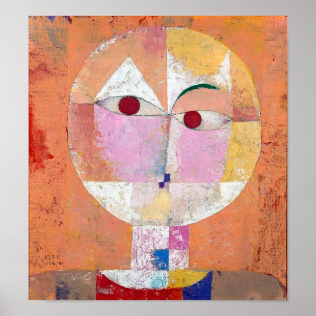 Poster Senecio, Paul Klee (Frente)