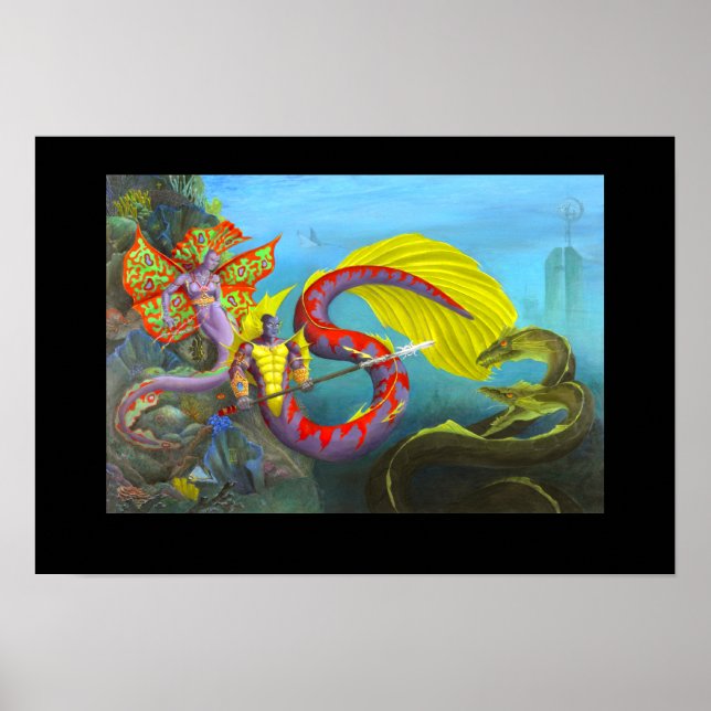 Poster Senhor e Senhora de Atlântida (Frente)
