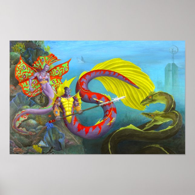 Poster Senhor e Senhora de Atlântida (Frente)
