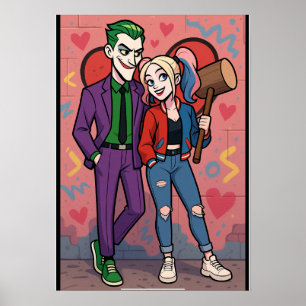 Poster Senhor e Senhora Joker
