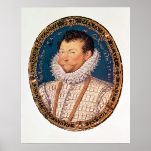Poster Senhor Francis Drake, 1581