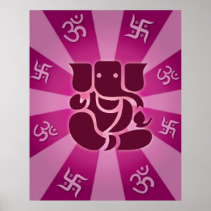 Póster Senhor Ganesha