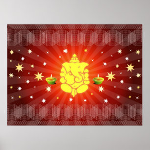 Póster Senhor Ganesha